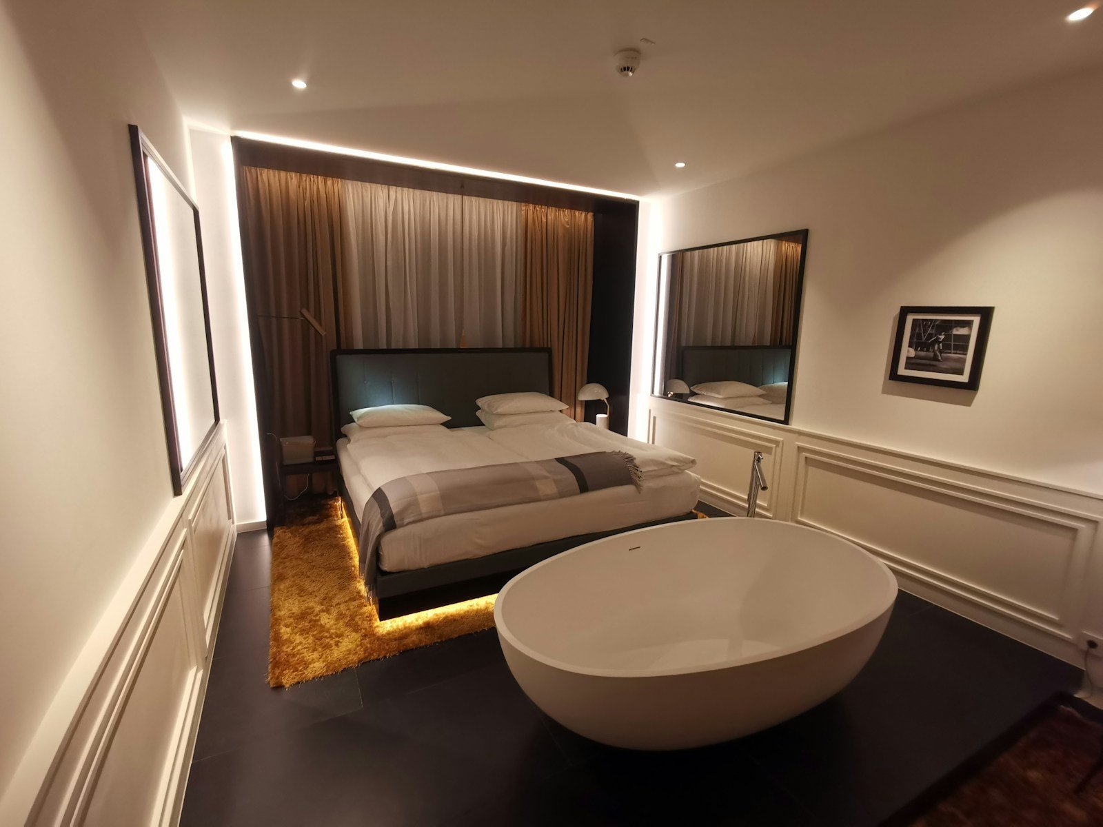 Premium hospitality environment — hotel textiles supplied through Blue Lagoun's India sourcing